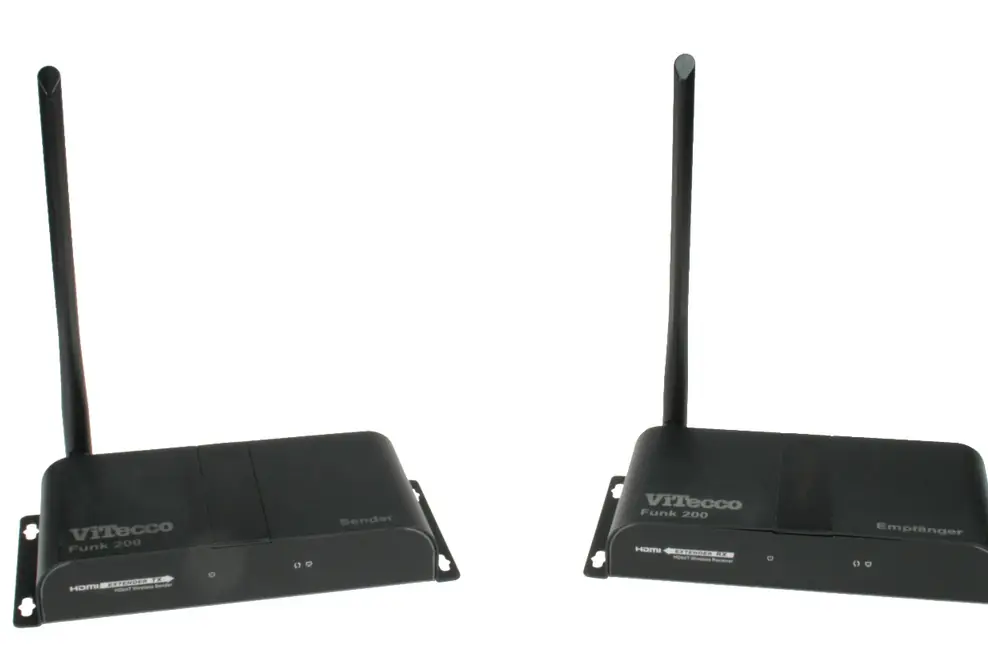 ViTecco präsentiert einen neuen HDMI Funk Extender mit einer Reichweite von 200 Metern.