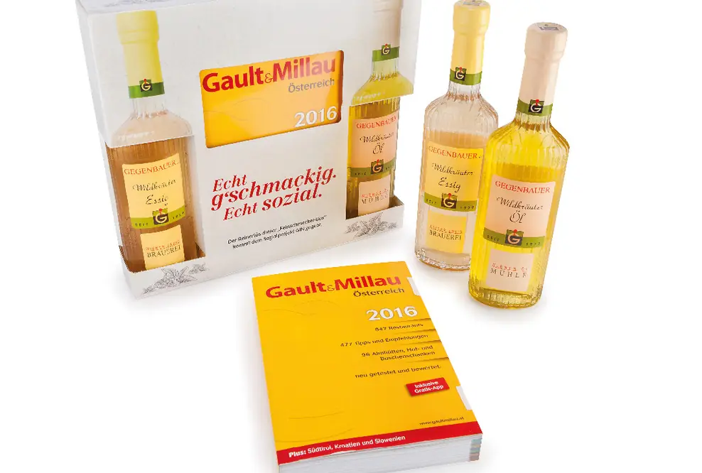 Gute Produkte erkennt man auch an Kooperationen: Gegenbauer und Gault&Millau bei Lidl Österreich