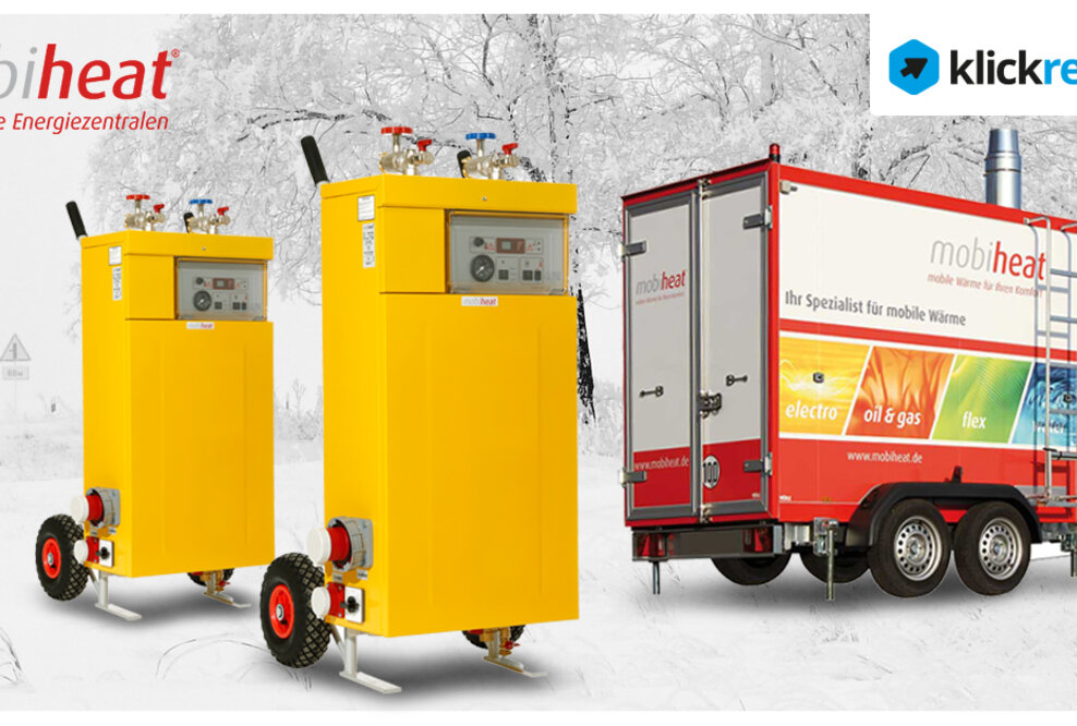 klickrent integriert mobiheat als neuen Partner – Unterstreicht Marktplatzansatz