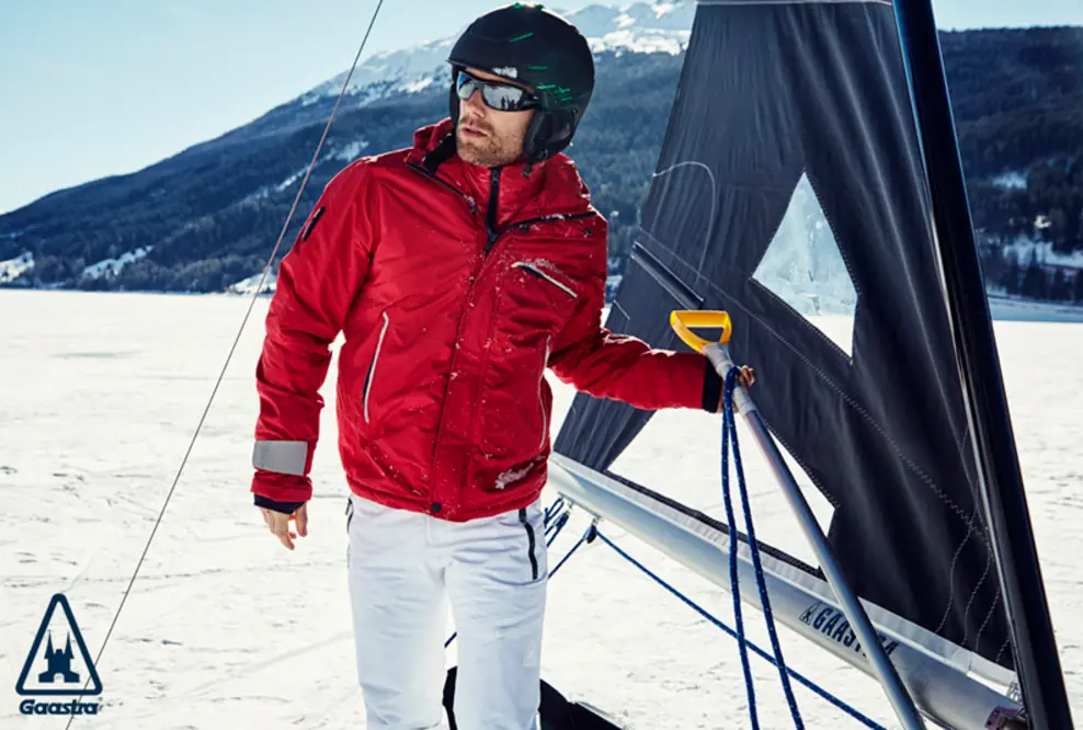 Wintersport-Mode 2015/16 von Gaastra im Rausch des Eissegelns