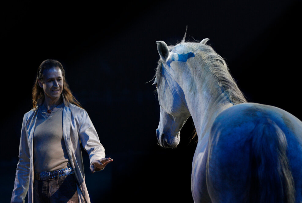 International bekannter Showstar Frédéric Pignon zu Gast beim evipo Verlag in der Niedersachsenhalle/Verden