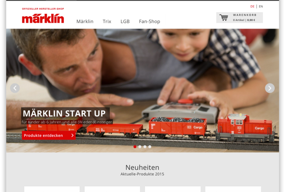 Märklin möchte mit Shopware wieder junge Zielgruppe anlocken