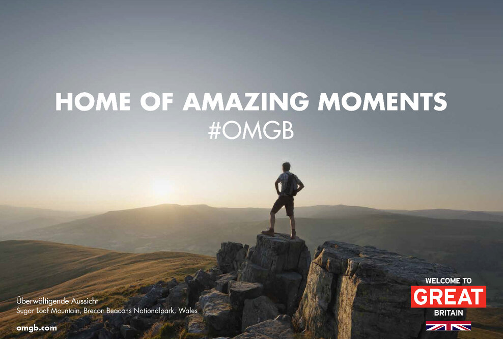 Neue Kampagne zeigt Großbritannien als ‘Home of Amazing Moments’
