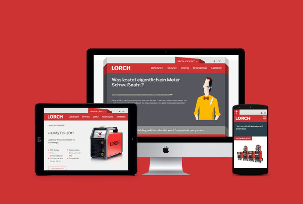 Responsive Design und Schnittstellen zu SAP und Intranet – Website Relaunch der LORCH GmbH mit TYPO3 von anders und sehr