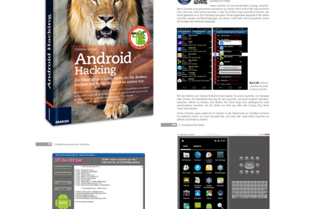 Android Hacking - Selbstbestimmung und Schutz für Smartphone FRANZIS Neuerscheinung