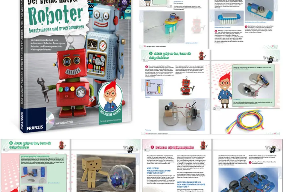 Der kleine Hacker - Roboter konstruieren und programmieren für Einsteiger und Kinder
