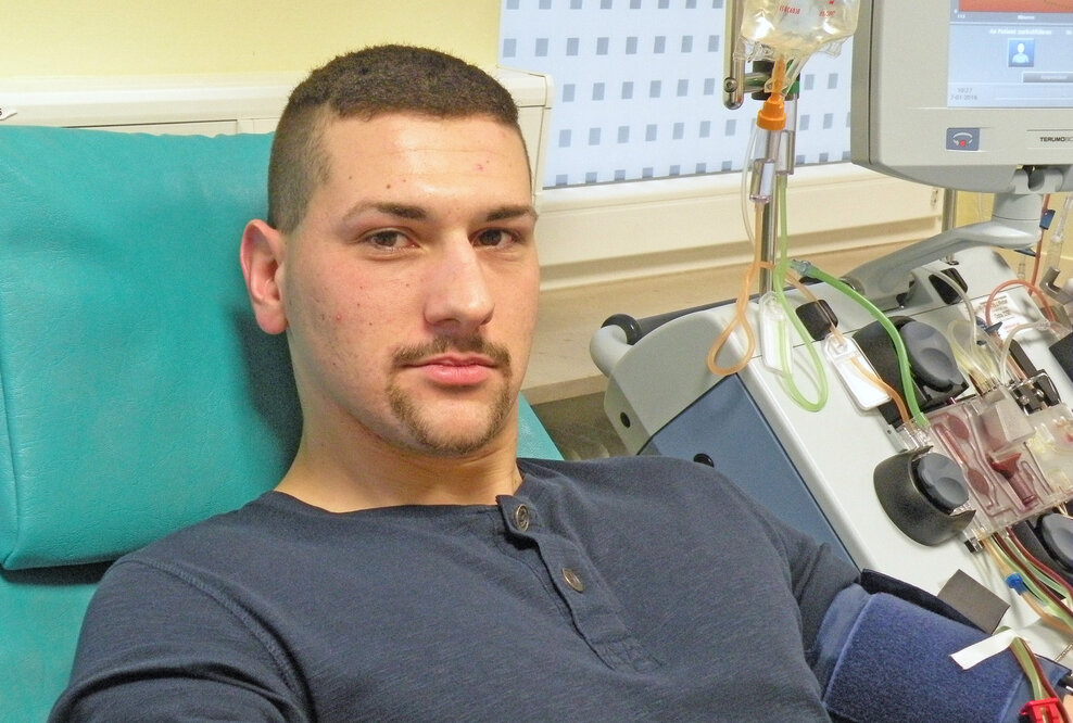 Dieser Soldat eine Mission: Durch eine Stammzellspende Leben retten