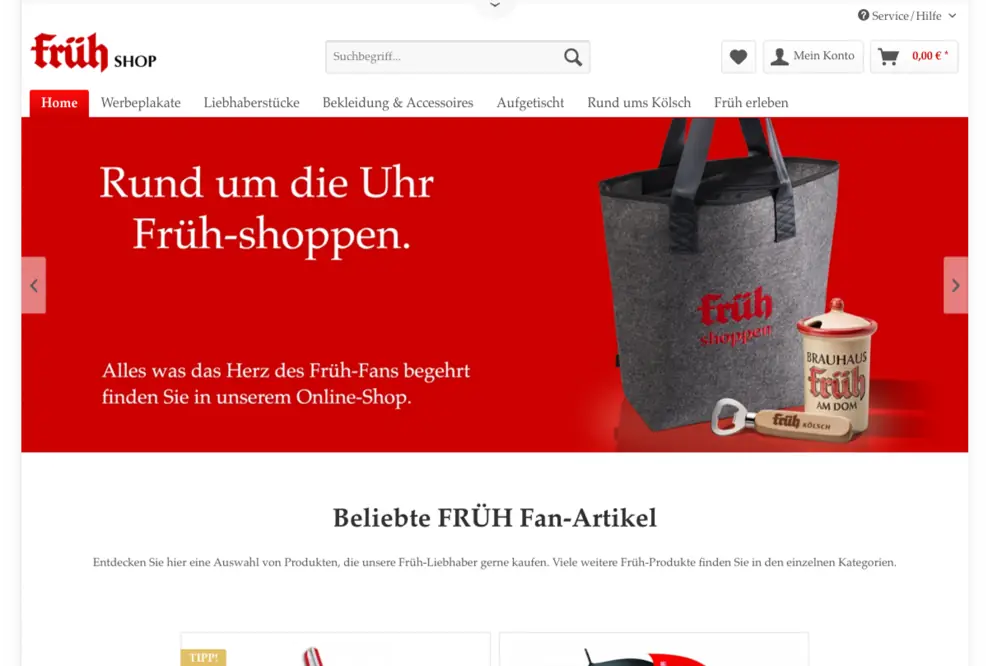 Früh Kölsch setzt auf Shopware