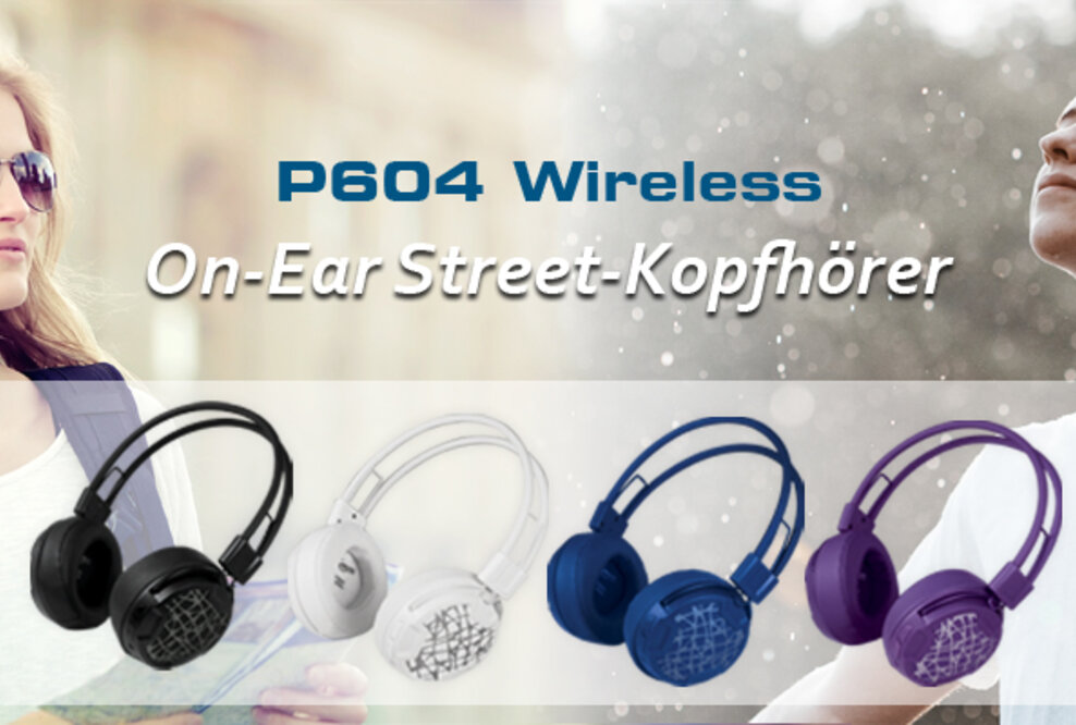 Satter Sound statt urbaner Rummel – mit dem P604 Wireless Street-Kopfhörer
