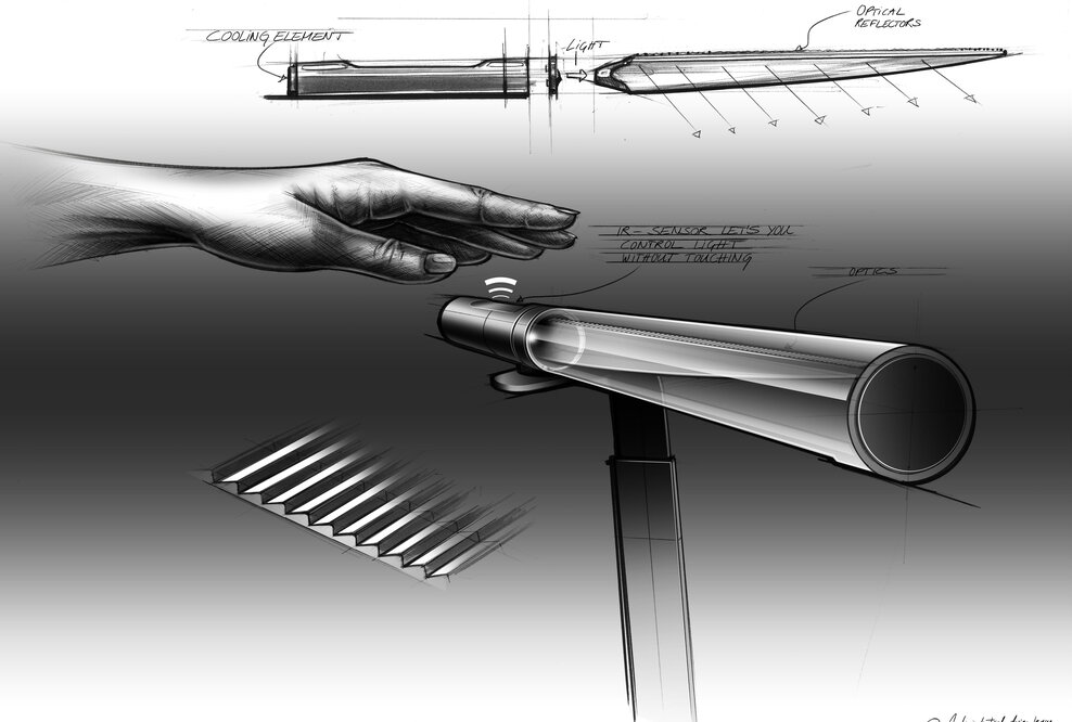 Audi Industrial Design kooperiert mit Designleuchten-Hersteller Occhio