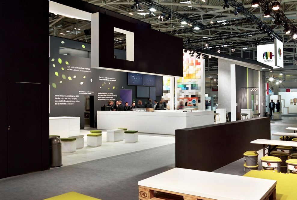 Haus des Handwerks: MIKS inszeniert Caparol auf der FAF 2016.