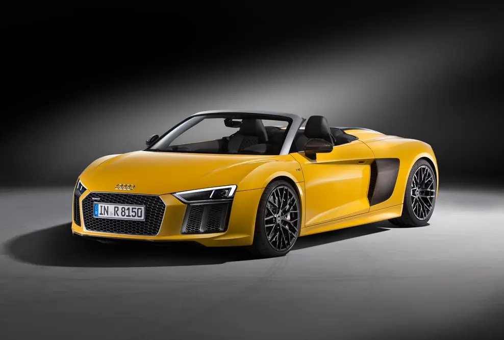 Neuer Audi R8 Spyder V10: Premiere auf der New York International Auto Show