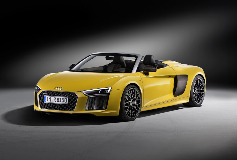 Neuer Audi R8 Spyder V10: Premiere auf der New York International Auto Show
