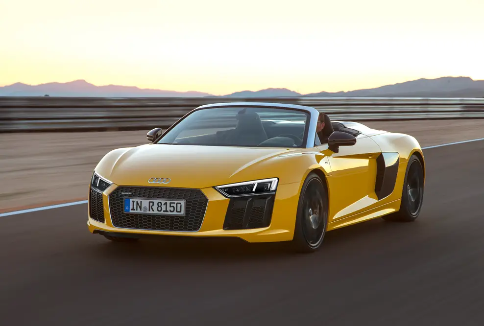 Neuer Audi R8 Spyder V10: Premiere auf der New York International Auto Show