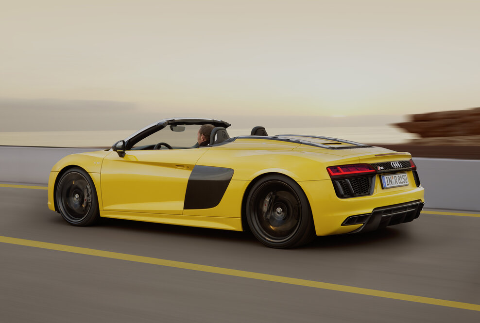 Neuer Audi R8 Spyder V10: Premiere auf der New York International Auto Show