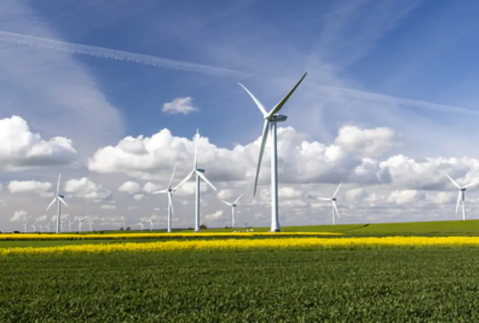 Cloud mit Windkraft
