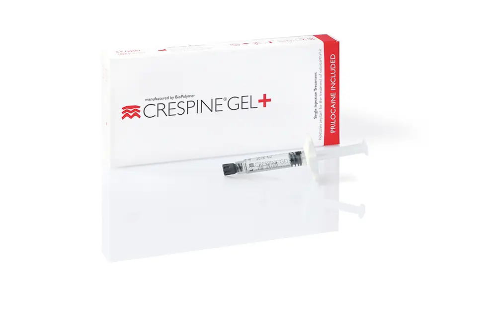 Hoffnung für Arthrose-Patienten: Crespine Gel+ - ein Gelimplantat mit Prilocain