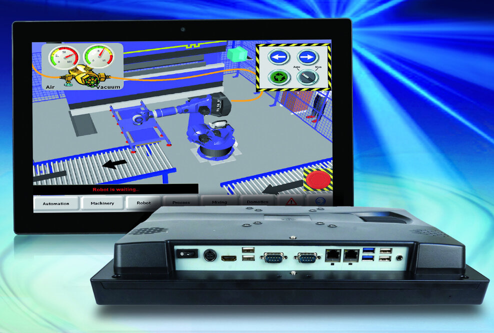 Schlanker 15,6“ Touchpanel-PC mit i7 CPU