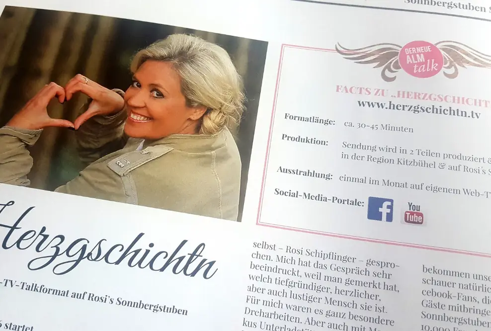 „Herzgschichtn“ – Das Web -TV-Talkformat aus Kitzbühel startet durch