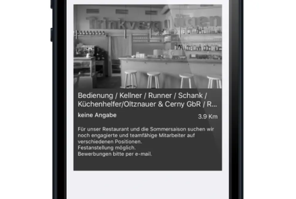 JobNinja vermittelt Jobs per Wischgeste auf Smartphone