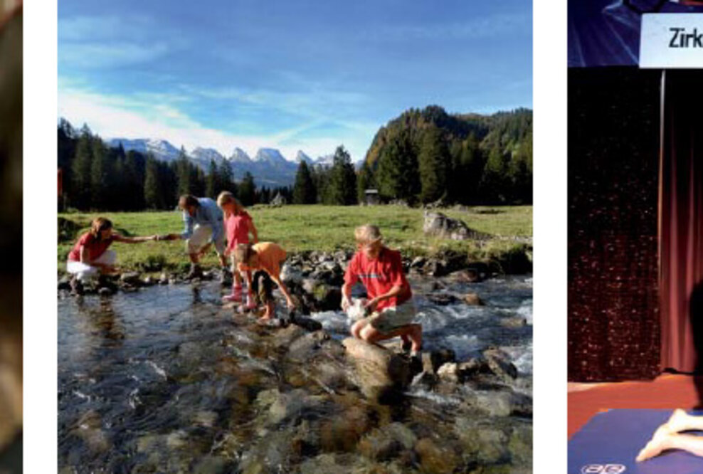 Das akrobatischste Reka-Feriendorf: Zirkusluft schnuppern in Wildhaus