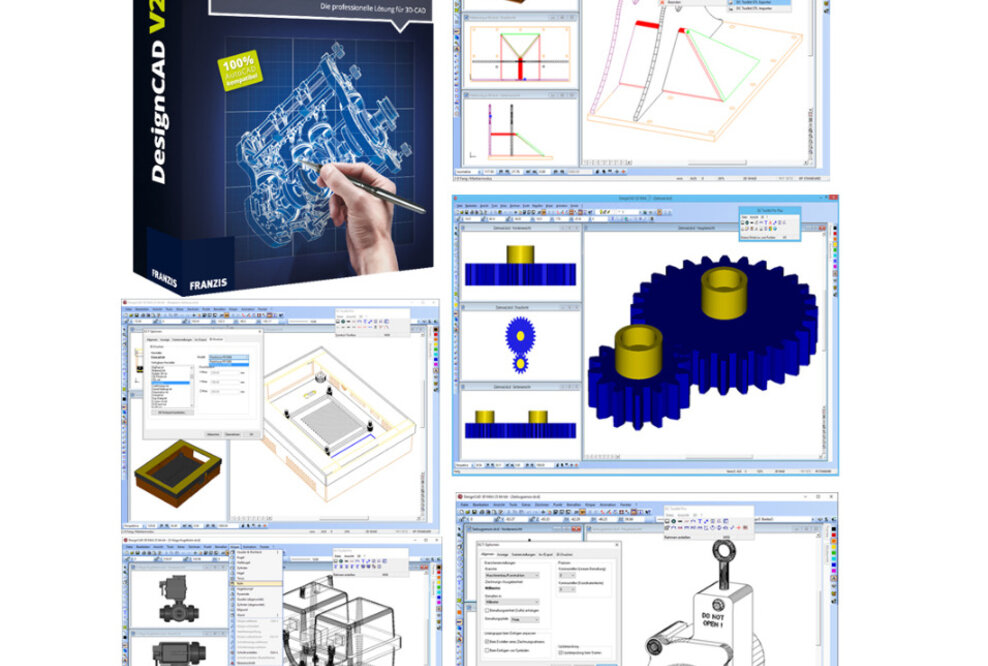 DesignCAD 3D MAX V25 - Neue 3D-DRUCKER-Software und 3D-CAD Konstruktion