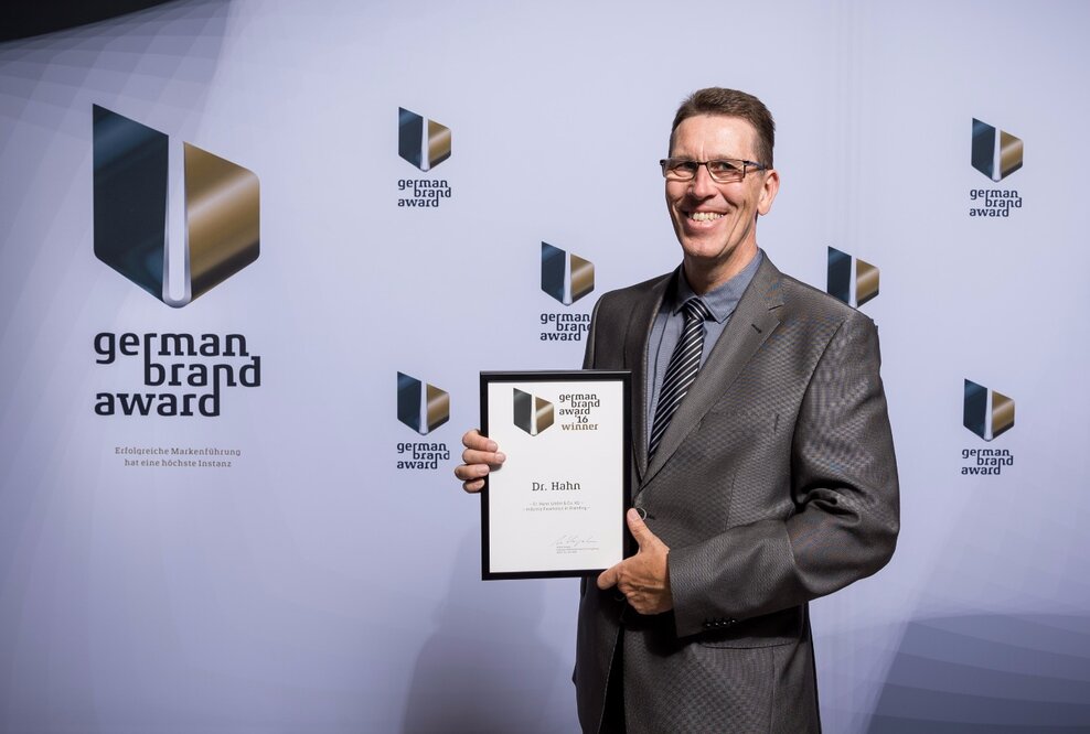 Dr. Hahn erhält German Brand Award 2016