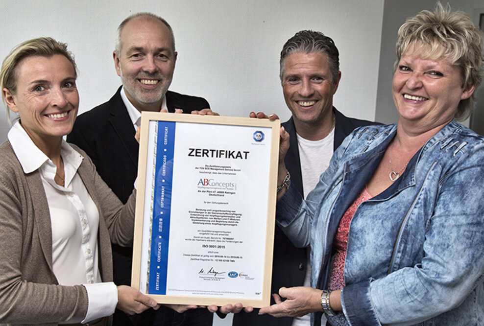 ABConcepts führt Qualitätsmanagementnorm DIN EN ISO 9001:2015 ein – Zertifizierte Beratungskompetenz