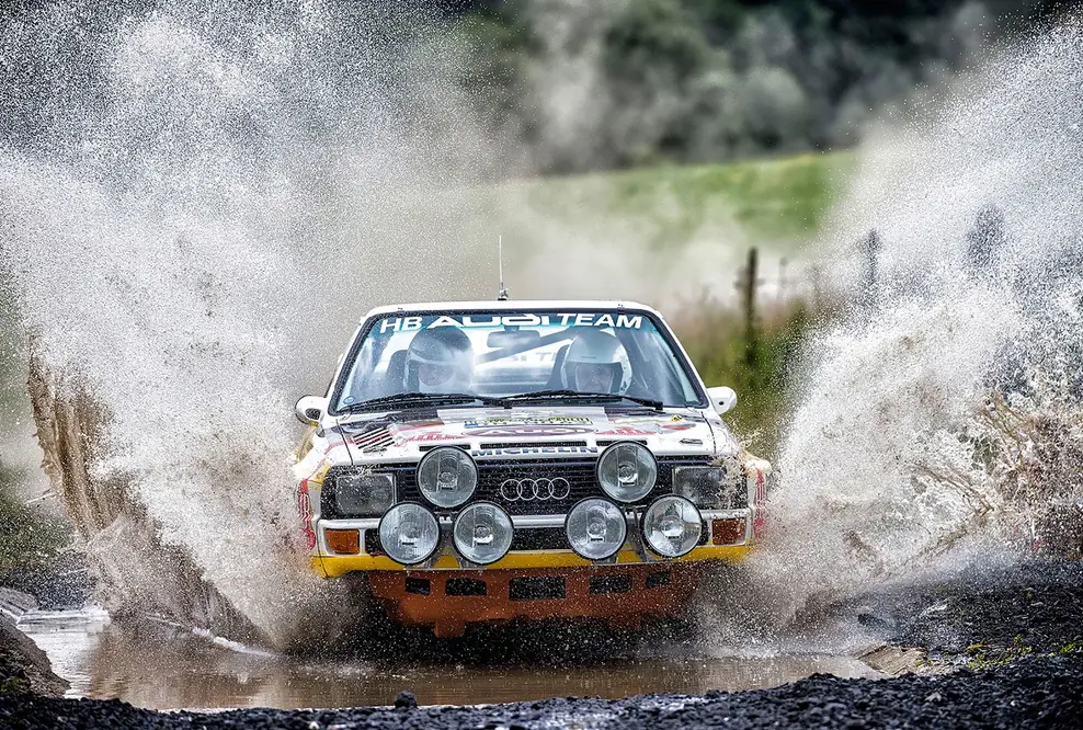 Audi Tradition beim "Rallye-Mekka" in Daun