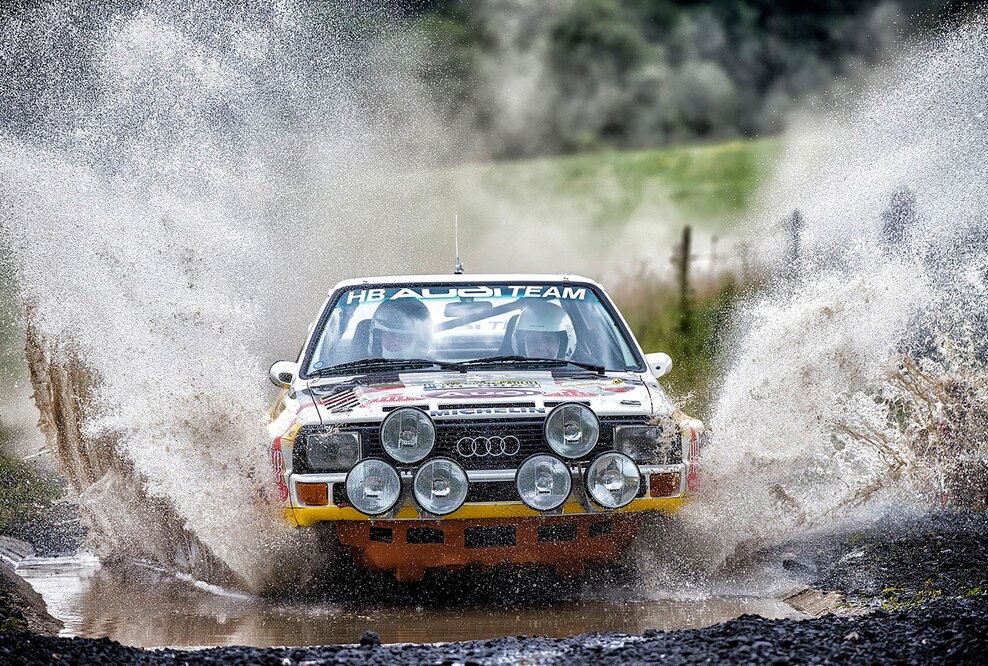 Audi Tradition beim "Rallye-Mekka" in Daun