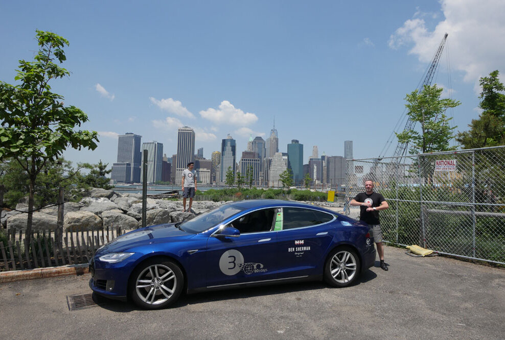 BEN SHERMAN on board der 80edays-Tour