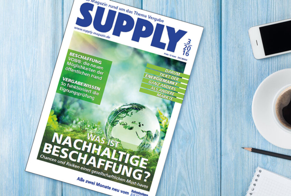 SUPPLY Magazin Nr. 3 – Schwerpunktthema Nachhaltige Beschaffung