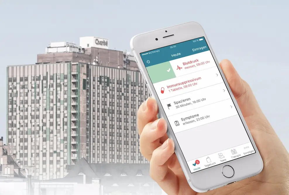 MyTherapy App und Charité starten Forschungsprojekt zur Adhärenz in der Transplantationsnachsorge