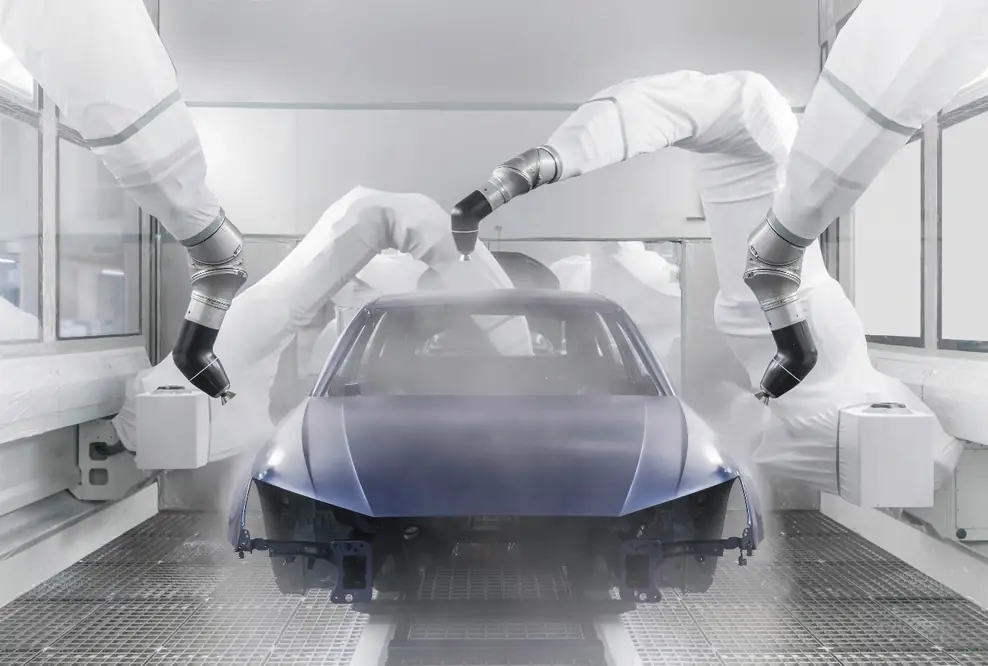Neue, hocheffiziente Lackiererei bei Audi eröffnet