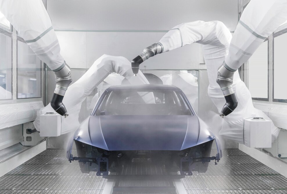Neue, hocheffiziente Lackiererei bei Audi eröffnet