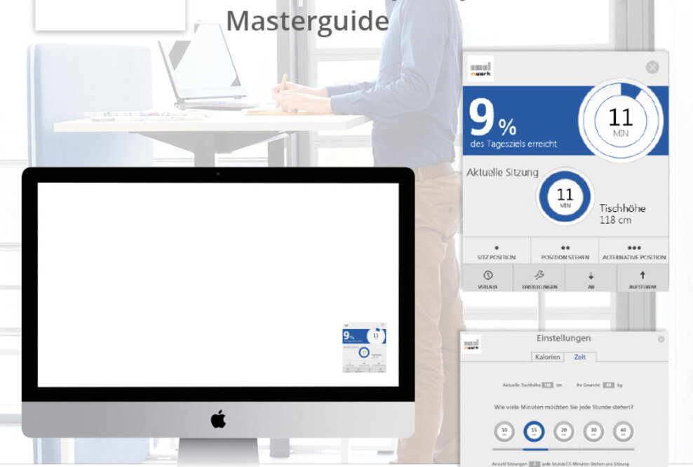 Sitzenbleiber bitte mal aufstehen. Software Masterguide provoziert gesunde Bewegung im Büro