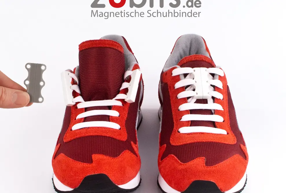 Magnetische Schuhbinder Zubits ersparen lästiges Schnüren