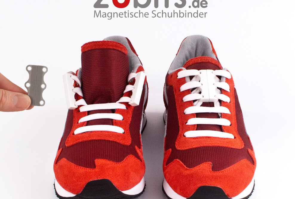 Magnetische Schuhbinder Zubits ersparen lästiges Schnüren