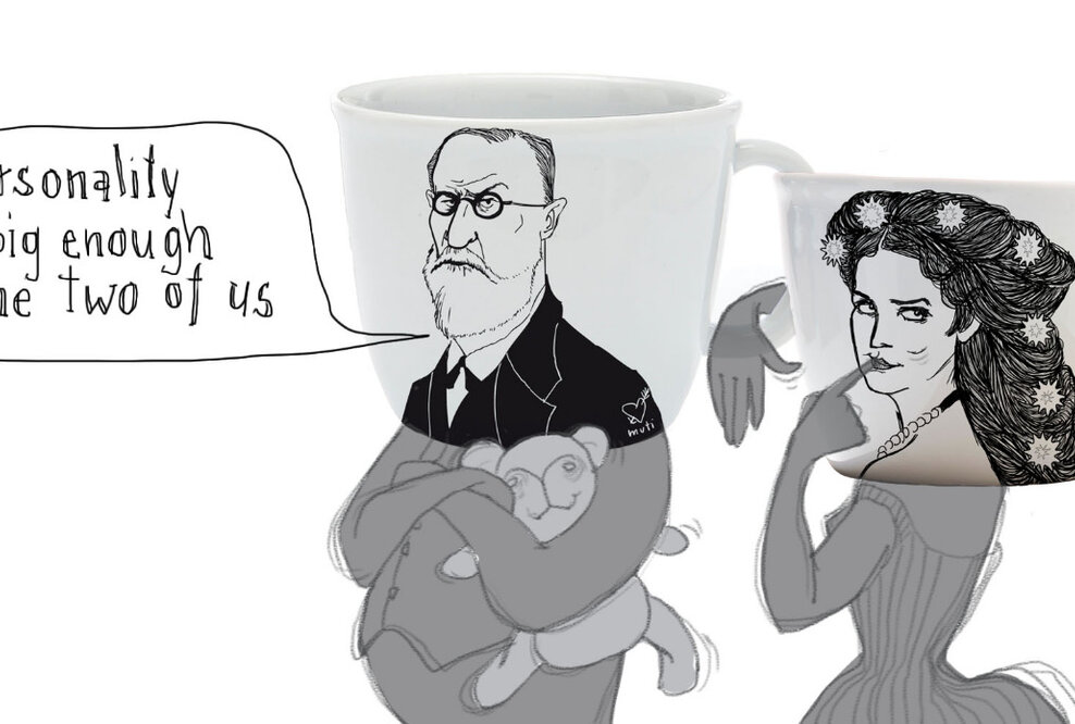 Kaffee mit Promis: Neue Künstler-Tassen illustrieren Persönlichkeiten