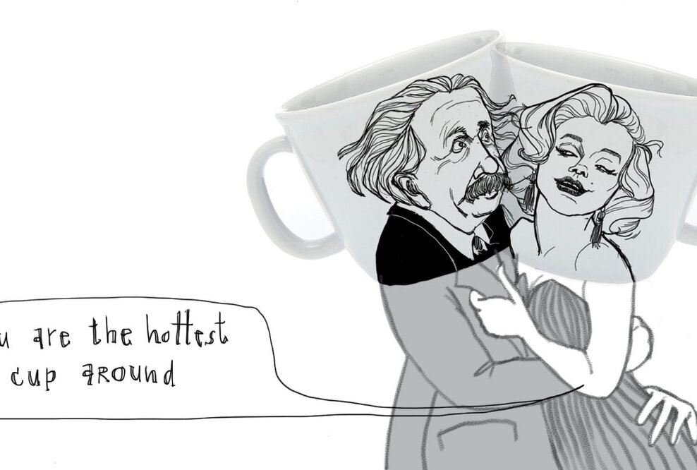 Kaffee mit Promis: Neue Künstler-Tassen illustrieren Persönlichkeiten