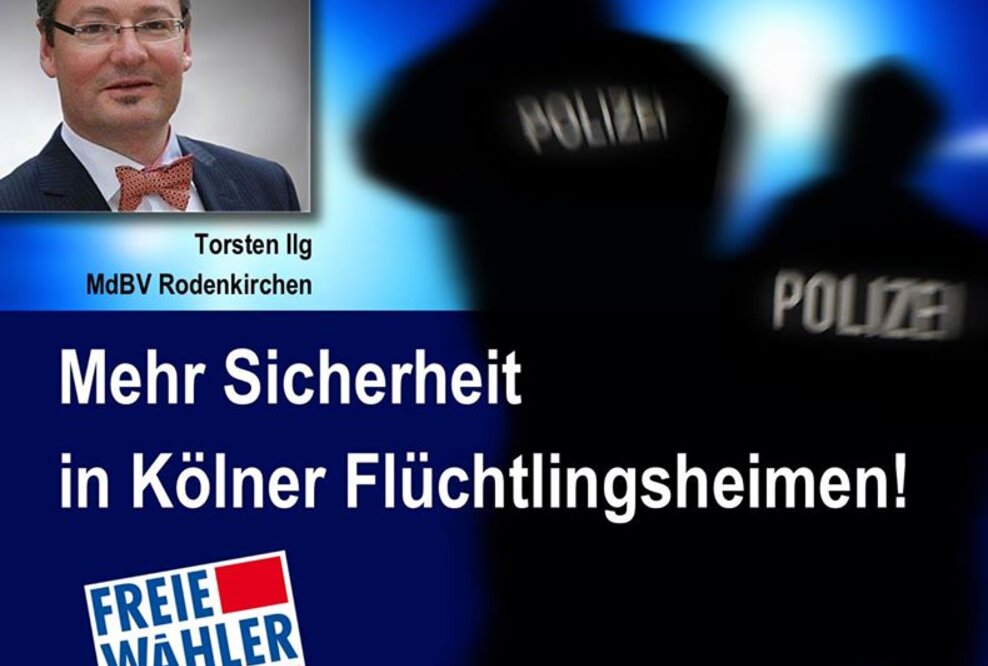 Köln: Freier Wähler fordert Konsequenzen nach Hass-Attacke gegen homosexuelle Flüchtlinge.