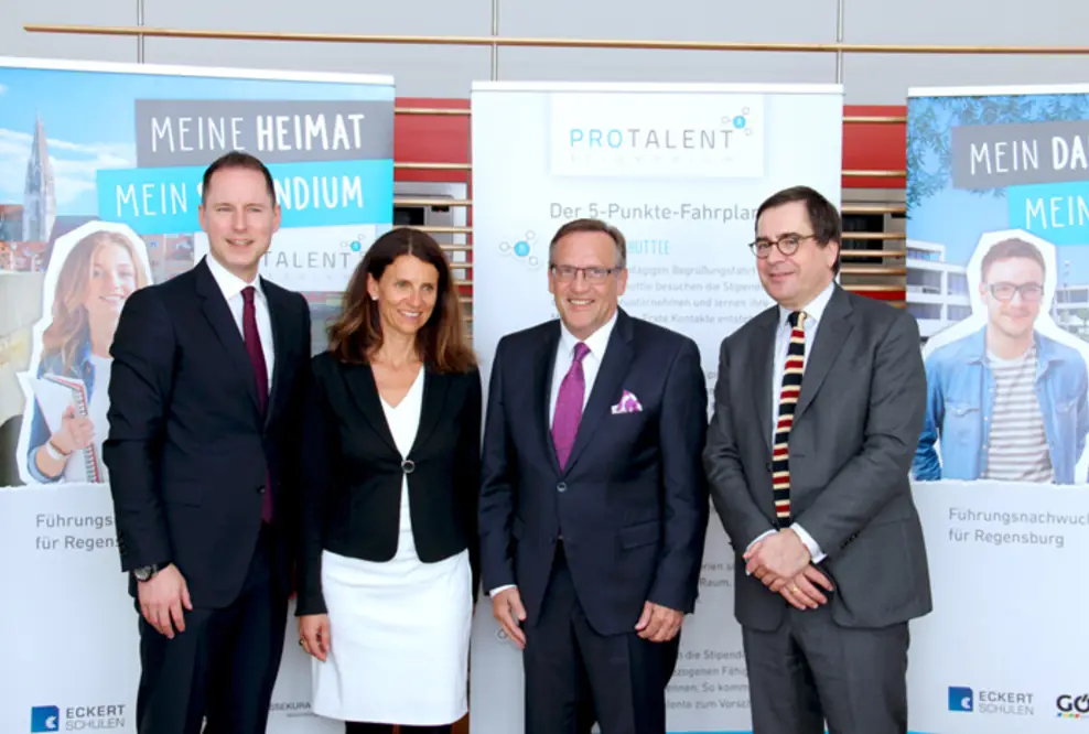 Pressekonferenz zum Bewerbungsstart für PROTALENT-Stipendium