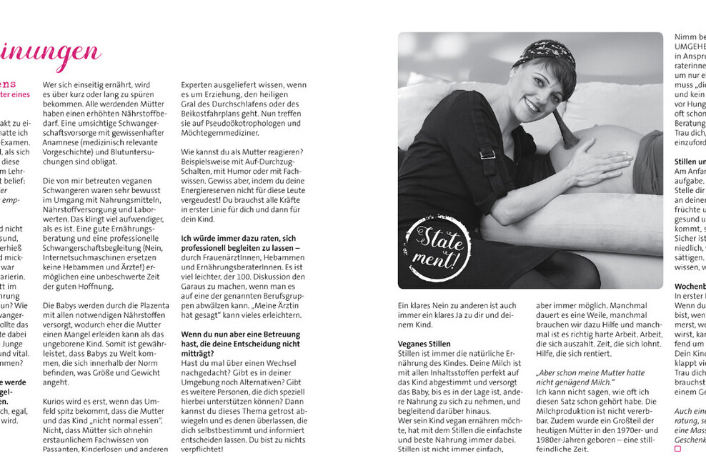 Das Licht der Buchmarkts erblickt: Vegan in anderen Umständen. Ratgeber & Kochbuch zur veganen Schwangerschaft und Stillzeit