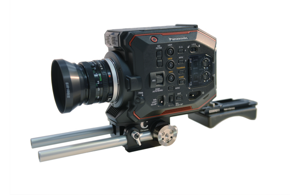 Chrosziel LWS 401-EVA1: die Leichtstütze für Panasonic AU-EVA1 Kamera