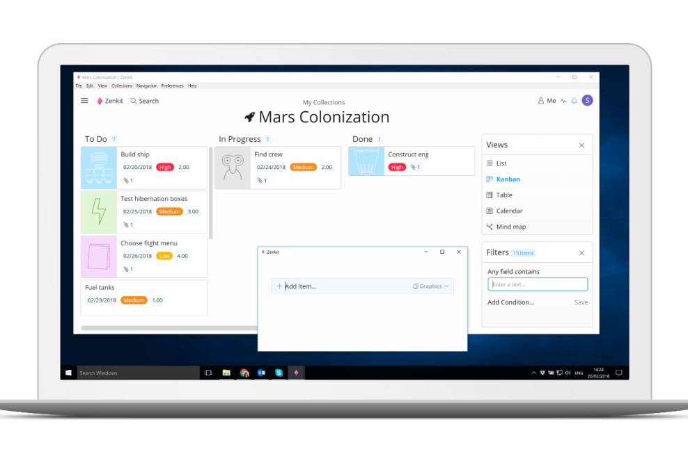 Zenkit veröffentlicht Desktop Apps für macOS, Windows und Linux
