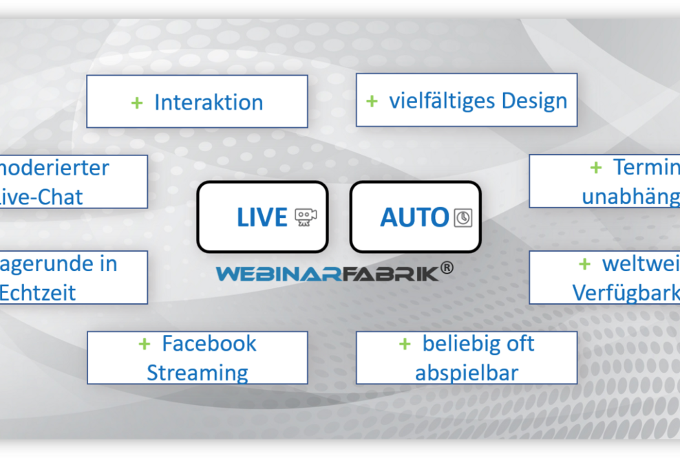 6 Besonderheiten von Live- und automatisierten Webinaren