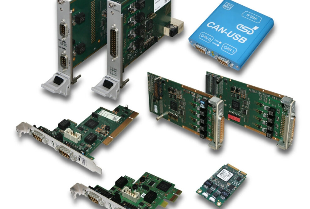 CAN FD-Baugruppen mit verschiedenen Formfaktoren