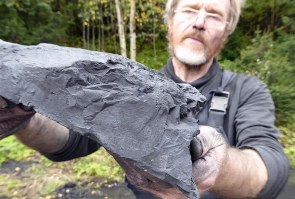 Ein außergewöhnlicher Stein, Schungit.