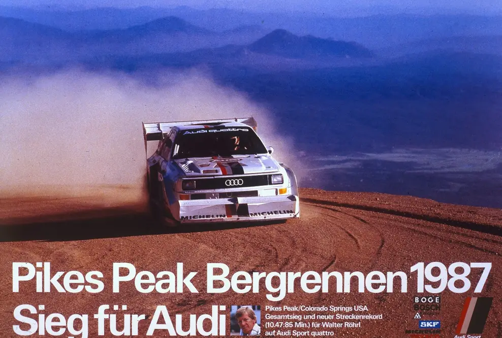 Audi mit legendären Rennwagen beim Eifel Rallye Festival in Daun
