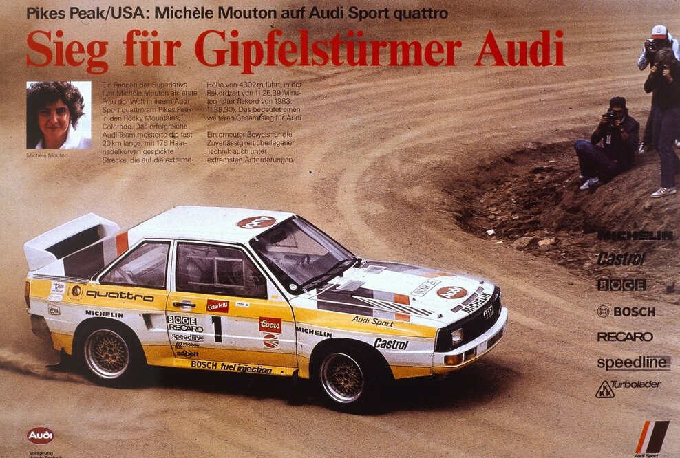 Audi mit legendären Rennwagen beim Eifel Rallye Festival in Daun